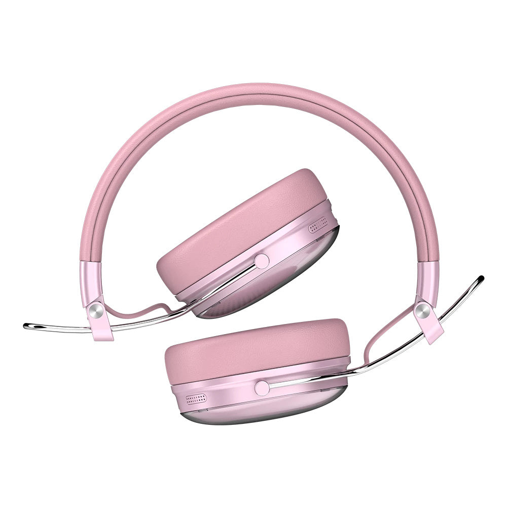 AUDIFONOS ACTECK LUXE CHIC HP710 / DIADEMA / INALAMBRICOS / BT 5.4 / MICROFONO OMNIDIRECCIONAL / 20 HZ A 20 KHZ / BATERIA 30 HRS / CANCELACION DE RUIDO HIBRIDO / ROSA / AC-940900 AUDIFONOS ACTECK LUXE CHIC HP710 / DIADEMA / INALAMBRICOS / BT 5.4 / MICROFONO OMNIDIRECCIONAL / 20 HZ A 20 KHZ / BATERIA 30 HRS / CANCELACION DE RUIDO HIBRIDO / ROSA / AC-940900